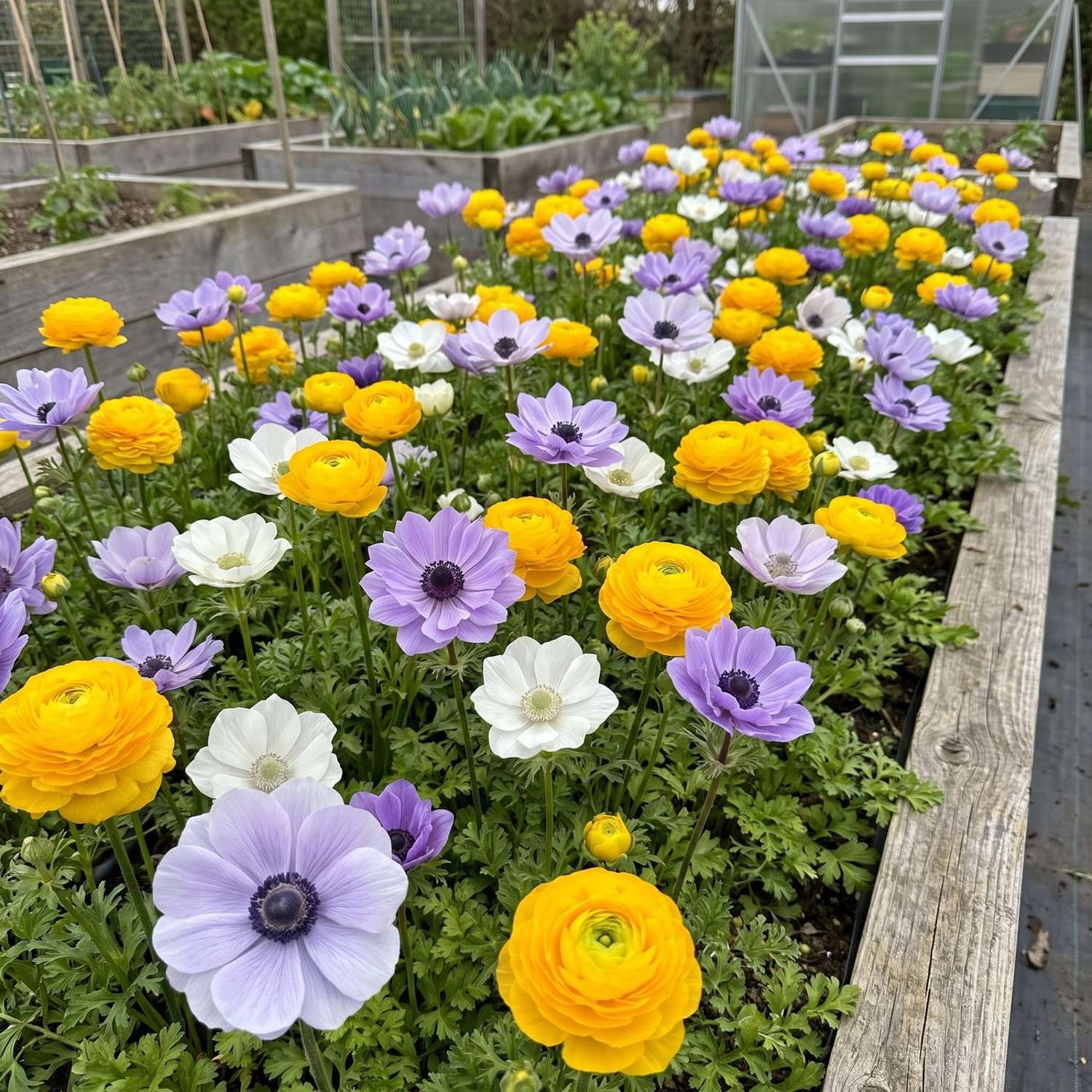 Fertigbeet 'Buttercup & Blue' (1 m²)