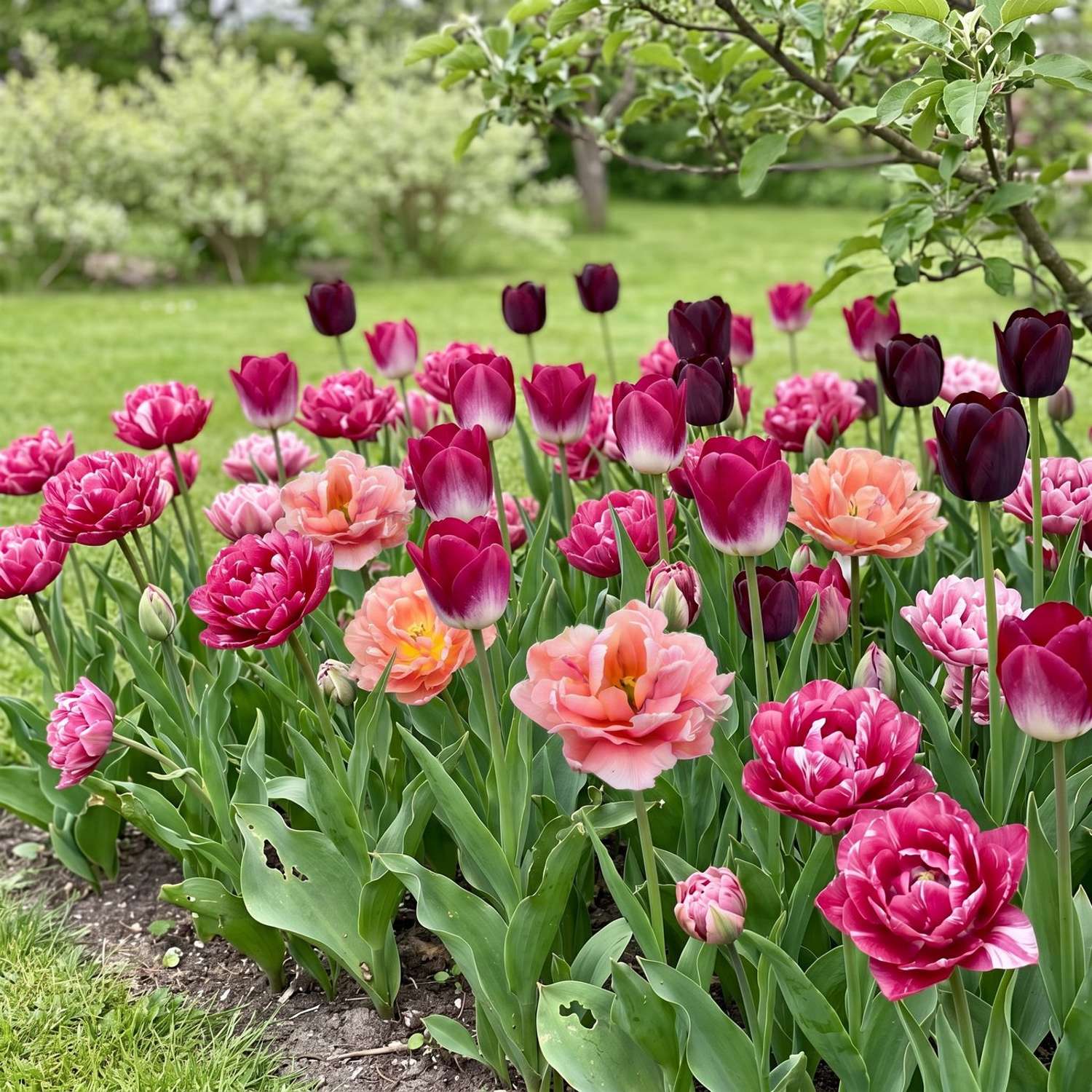 Fertigbeet 'Pink Peony' (1 m²)