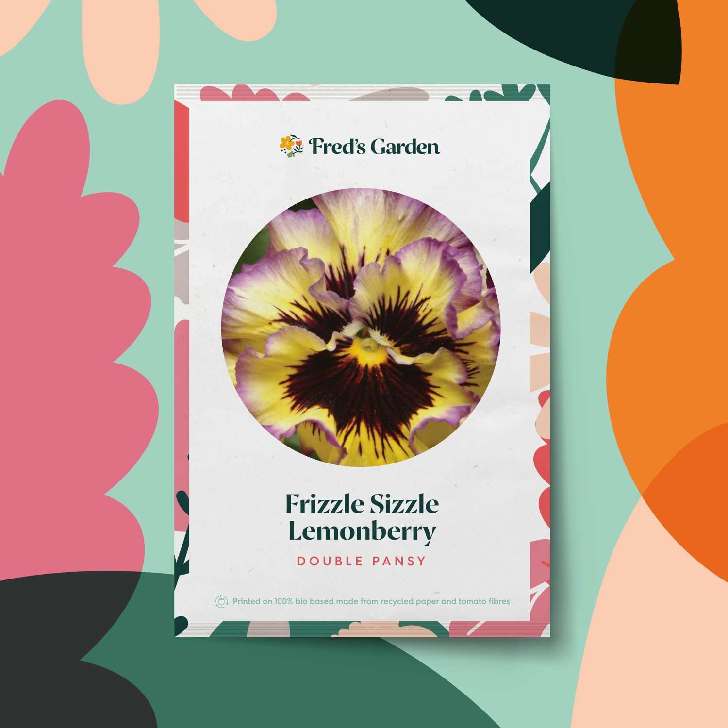 Gefülltes Stiefmütterchen 'Ruffled Pansy Lemonberry' (Samen)